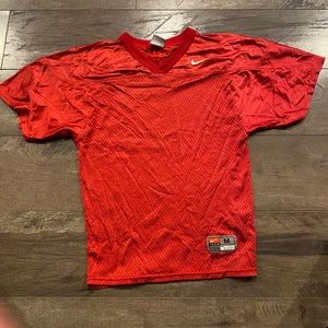 Red football jersey